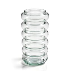 Vaso in vetro - scanalato - Ø 13,5 cm | Gastrokitchen