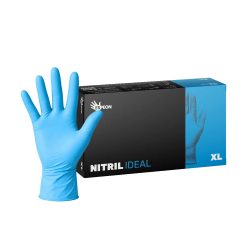 Guanti monouso in nitrile Nitril Ideal - blu - misura XL [100 pz]