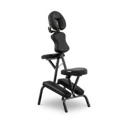 Sedia da massaggio pieghevole - portata 160 kg | PHYSA MONTPELLIER NERA