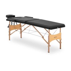 Lettino da massaggio pieghevole - 185 x 70 cm - nero | PHYSA VANNES BLACK