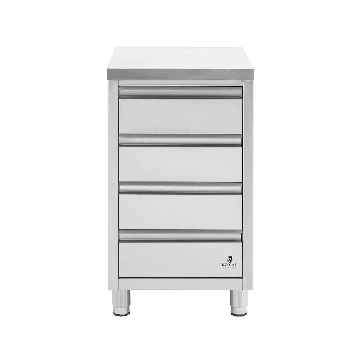 Armadio in acciaio inox - 4 cassetti - 50 x 60 cm | RCCD-4S