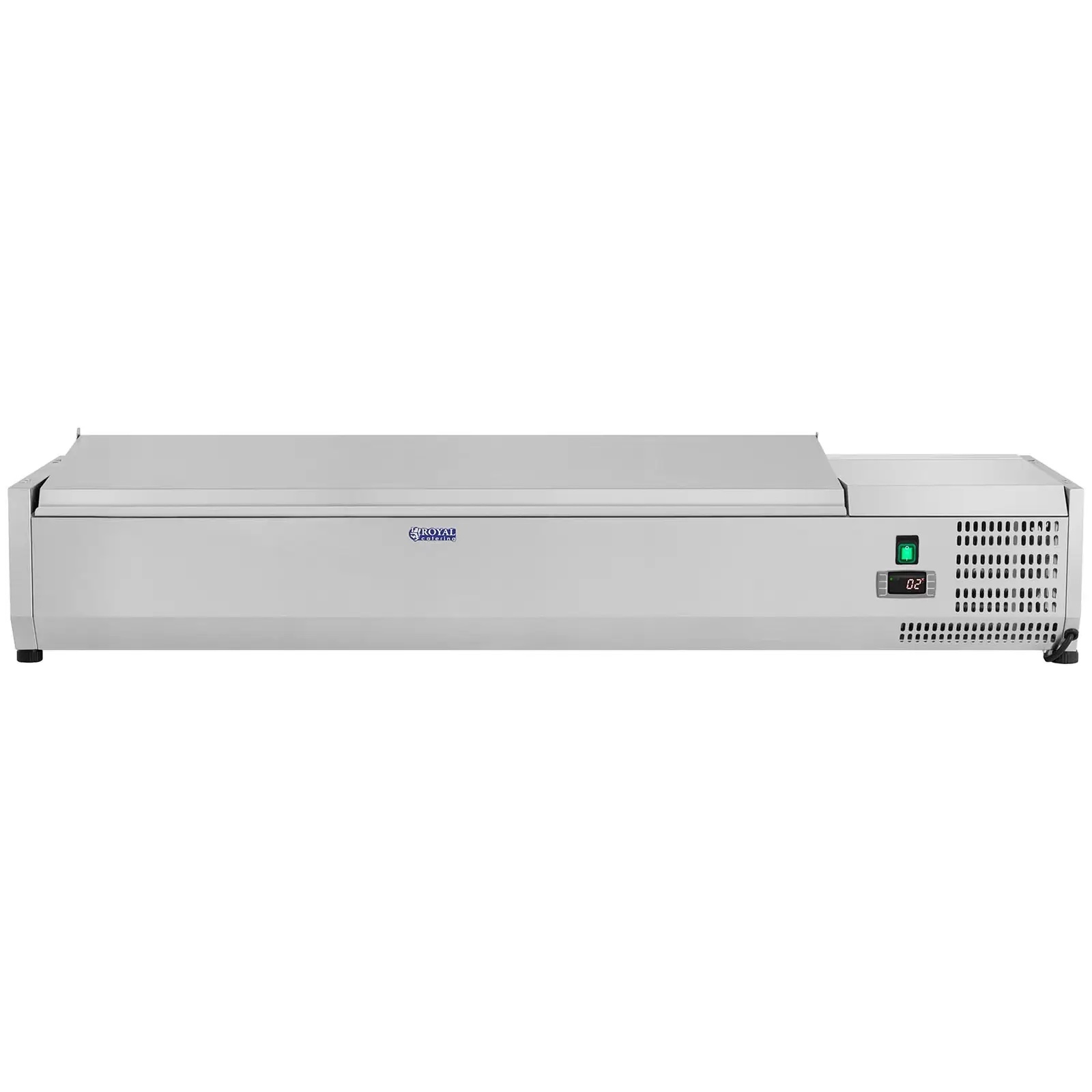 Vetrina refrigerata- 140 x 39 cm - 5 contenitori GN 1/3