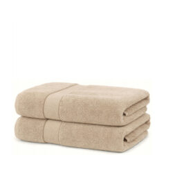Asciugamano da bagno in cotone per hotel - 100 × 150 cm - 510 - 600 g/m² - beige