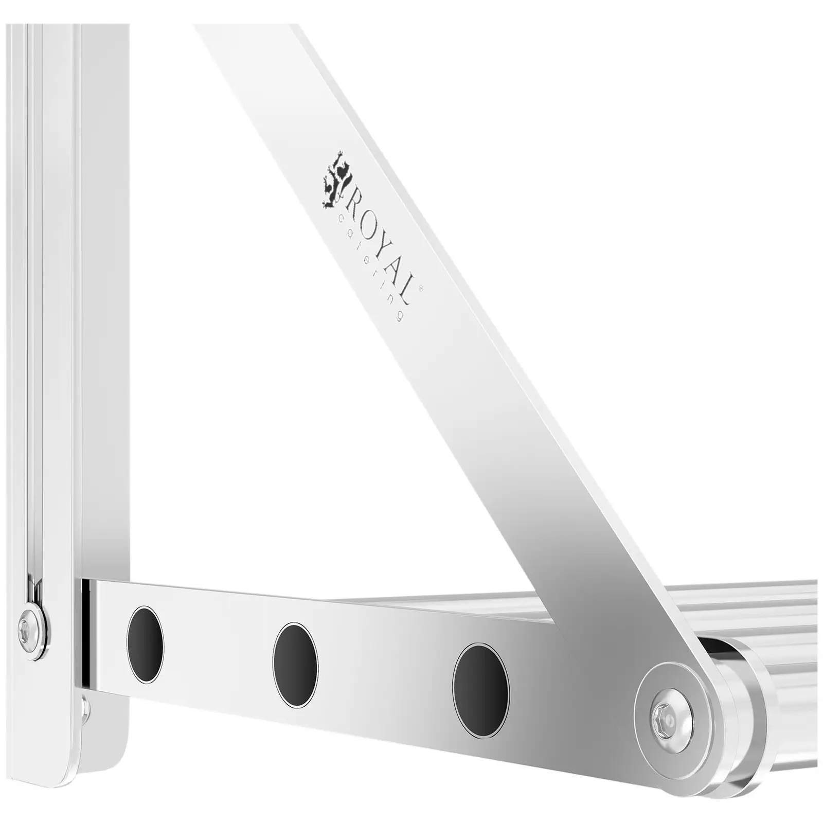 Ripiano a parete - pieghevole - con barra - 100 x 30 cm - 40 kg | RC-TFWH100X30