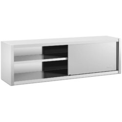 Pensile - 3 scomparti - 200 x 45 x 60 cm - acciaio inox | RCSSWC-200X45-S