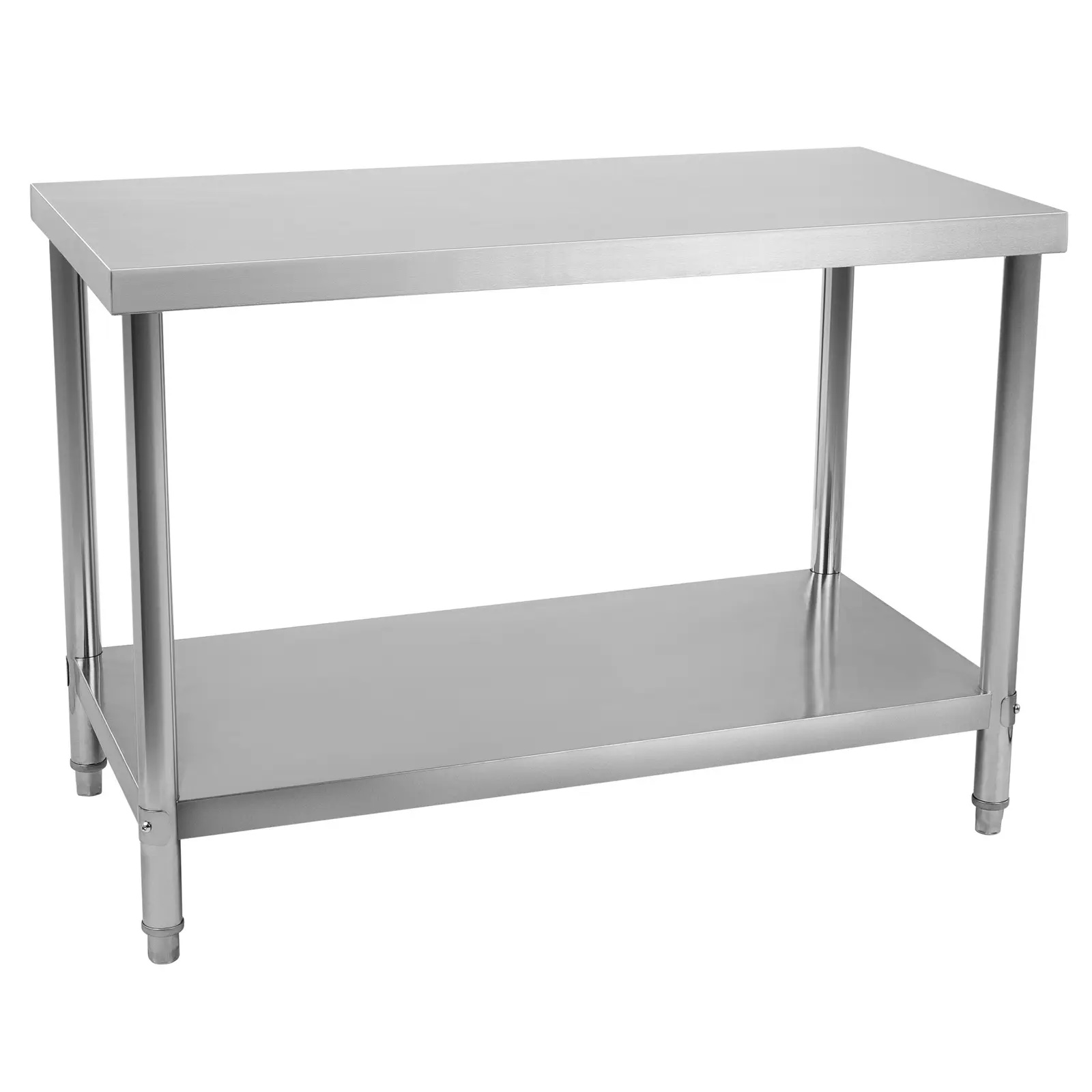 Tavolo da lavoro in acciaio inox - 100 x 60 cm - 400 kg