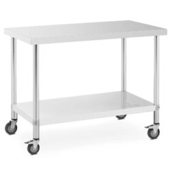 Tavolo da lavoro mobile - 120 x 60 cm - 158 kg | RCAT-120/60-W