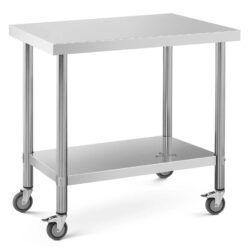 Tavolo da lavoro mobile - 90 x 60 cm - 145 kg | RCAT-90/60-W