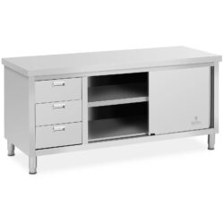 Armadio da lavoro - porte scorrevoli - 180 x 70 x 85 cm - 500 kg | RCSSCB-180X70-S