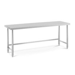 Tavolo da lavoro - 200 x 60 cm - 300 kg - parte inferiore aperta | RCAT-200/60-PS