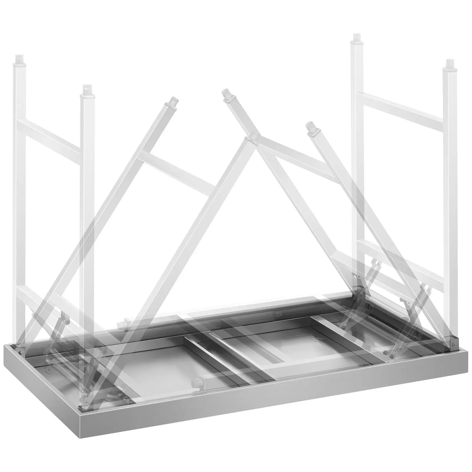 Tavolo da lavoro pieghevole - 120 x 60 cm - 210 kg | RCAT-120/60KE