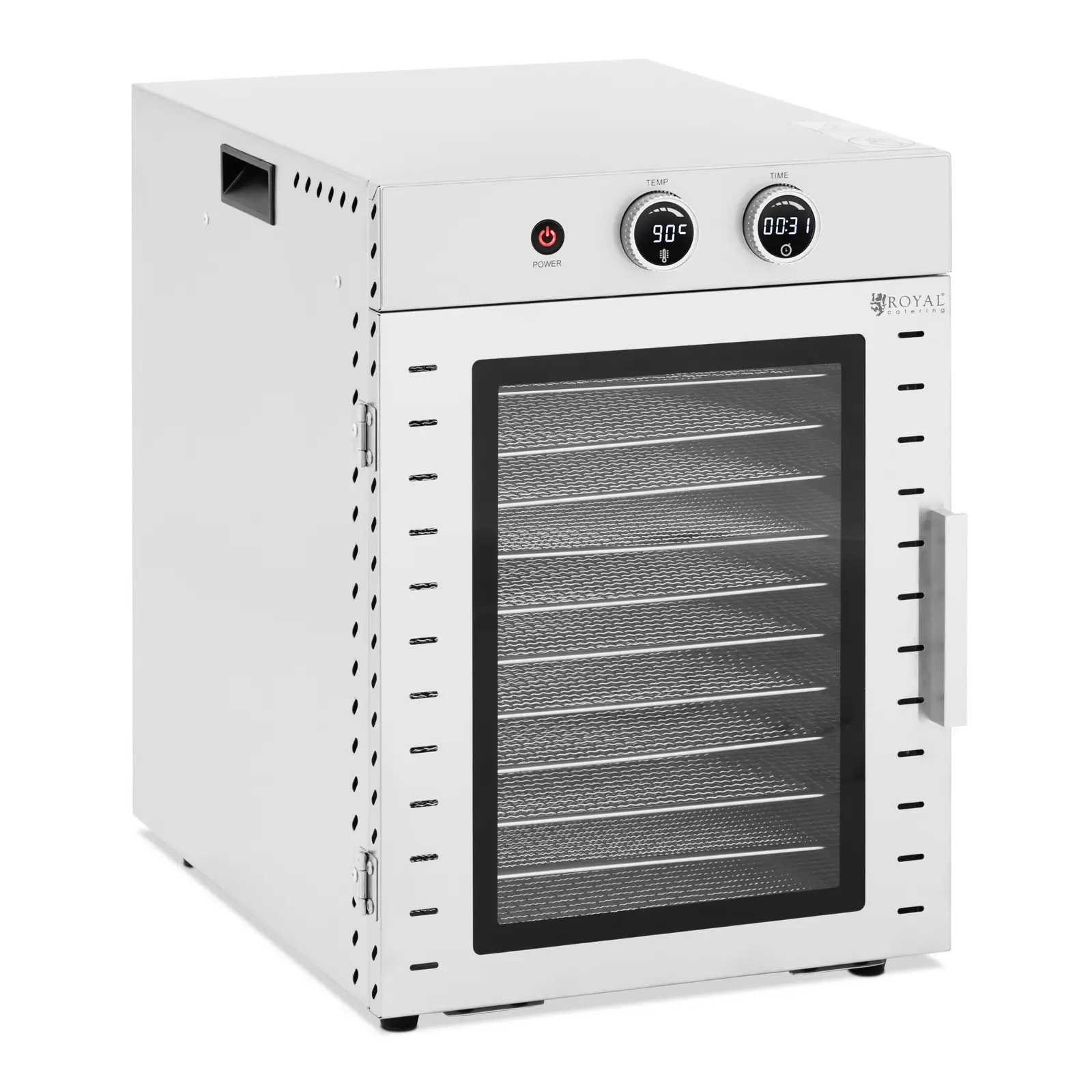 Essiccatore per alimenti - 1000 W - 12 griglie - 40 l | RCDA-38/12
