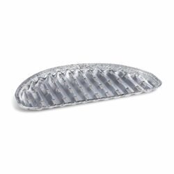 Vassoio per griglia (ALU) semicircolare 32,5 x 19 cm [3 pz]