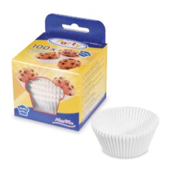 Pirottino da pasticceria (PAP) bianco Ø50 x 30 mm [100 pz]