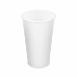 Bicchiere di carta bianco Ø90mm 510ml `XL: 0,4L/16oz`[10 pz]