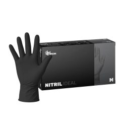Guanti monouso in nitrile Nitril Ideal - neri - misura M [100 pz]
