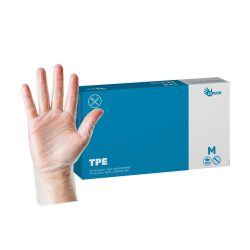 Guanti monouso in TPE - senza polvere - bianchi - misura M [200 pz] | Espeon