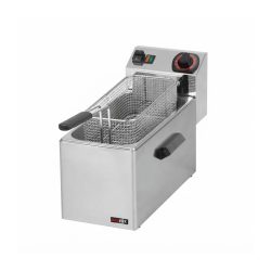 Friggitrice elettrica per pesce - 8 L - 3,4 kW - 230 V | FE-08