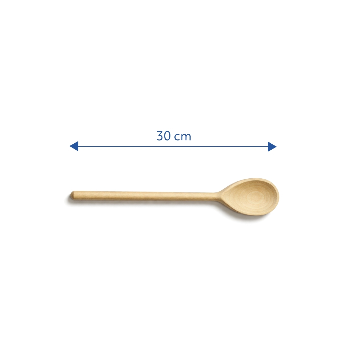 Cucchiaio in legno - 30 cm - ovale | Gastrokitchen