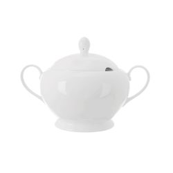 Zuppiera con coperchio Mona - 3,2 L - bianca