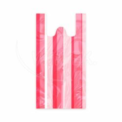 Borsa (HDPE) a righe 24+11 x 44 cm `4kg` [100 pz]
