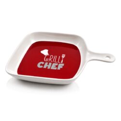 Ciotola da servizio in ceramica con manico Grill Chef - 23,5x16,2 cm